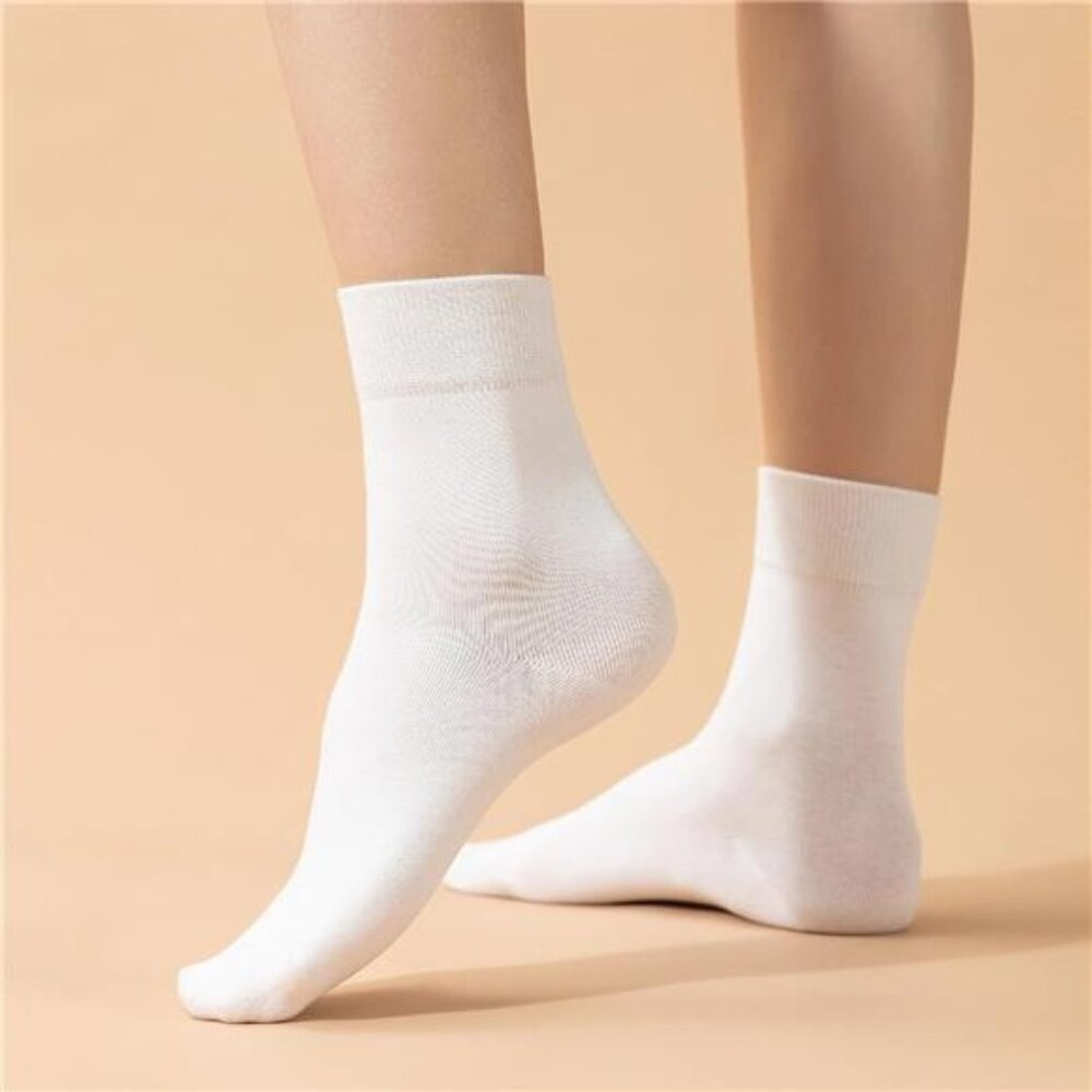 6 Pairs Womens Crew Socks Soft Cotton Boot Socks Size 6-9 9-11 Above - Picture 4 of 6